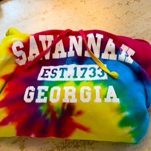 Tye dye hoodie from Georgia